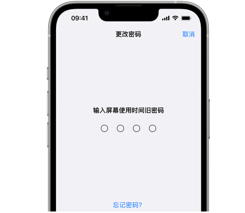 浚县iPhone屏幕维修分享iPhone屏幕使用时间密码忘记了怎么办 